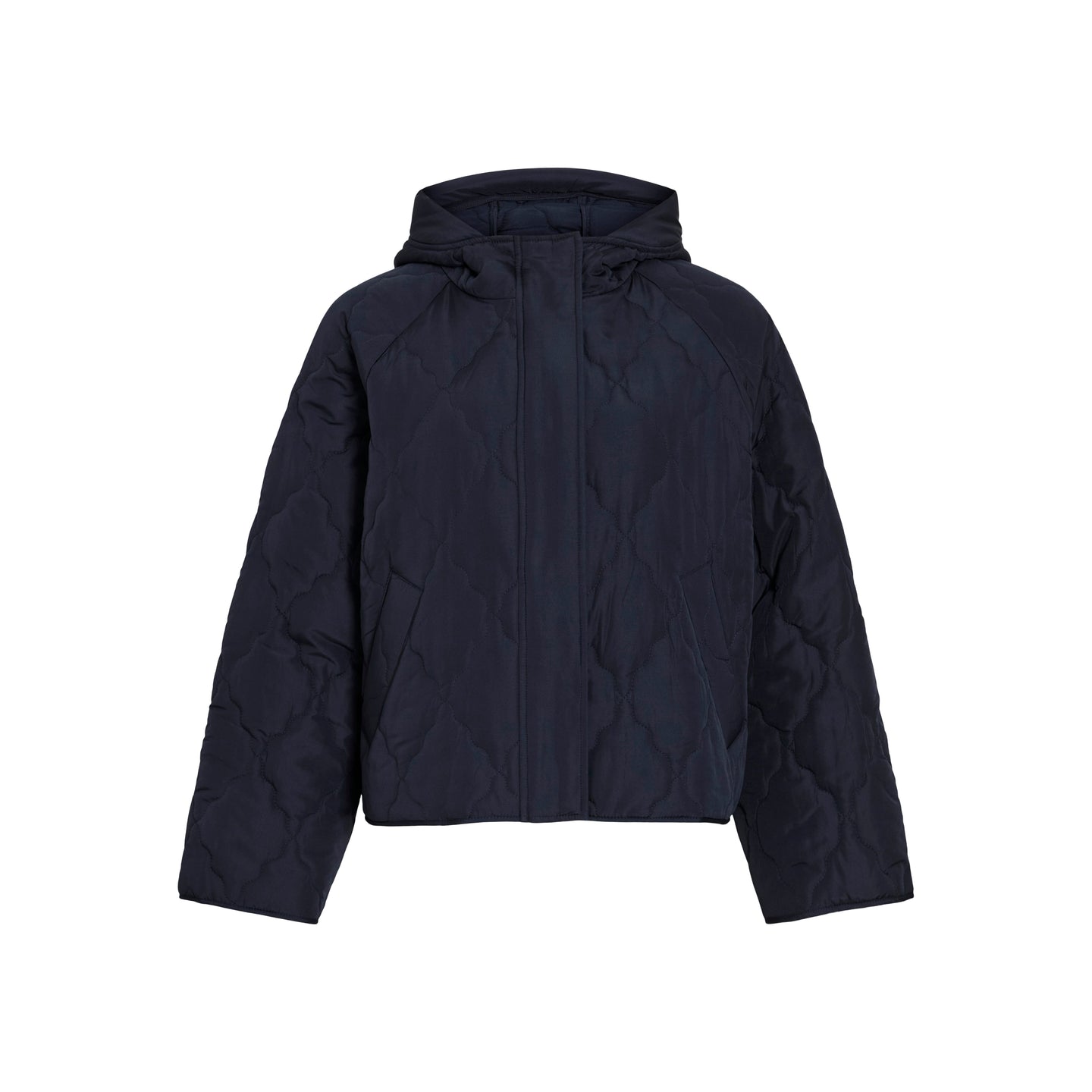 Vila Womens Vinova Quilted Jacket Navy