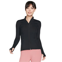 Skechers Womens Jacket Go Walk Ladies Mesh Black
