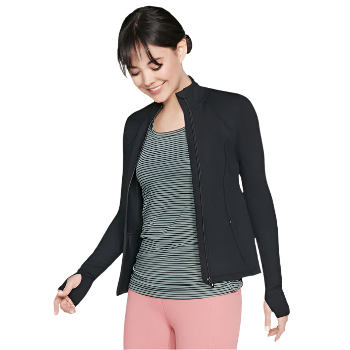 Skechers Womens Jacket Go Walk Ladies Mesh Black