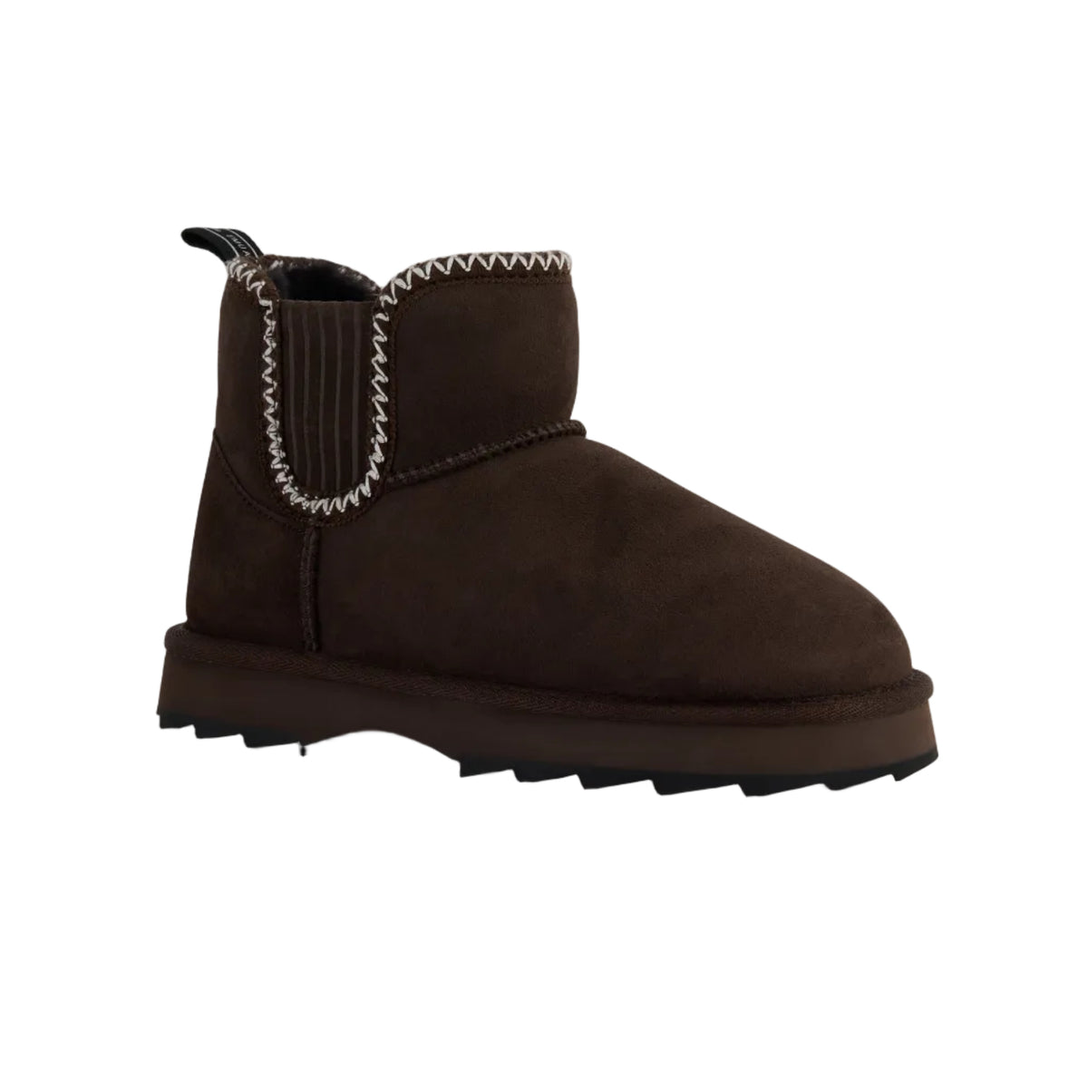 EMU women's Higgie slip-on ankle boot in chocolate brown