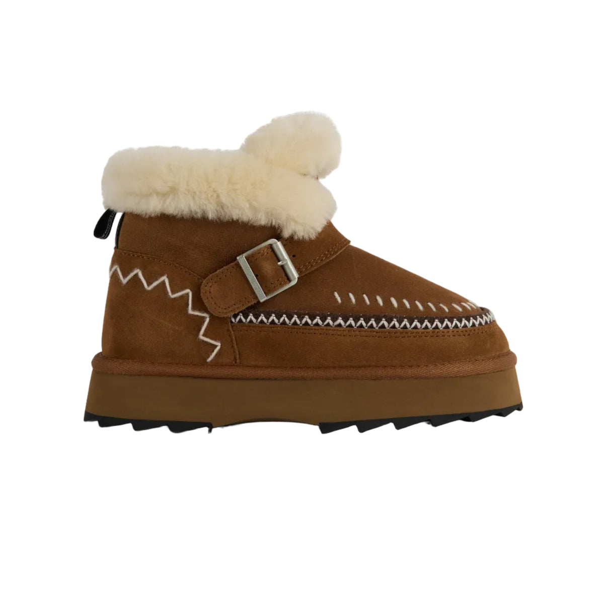 EMU women's Sunnie slip-on ankle boot in chestnut