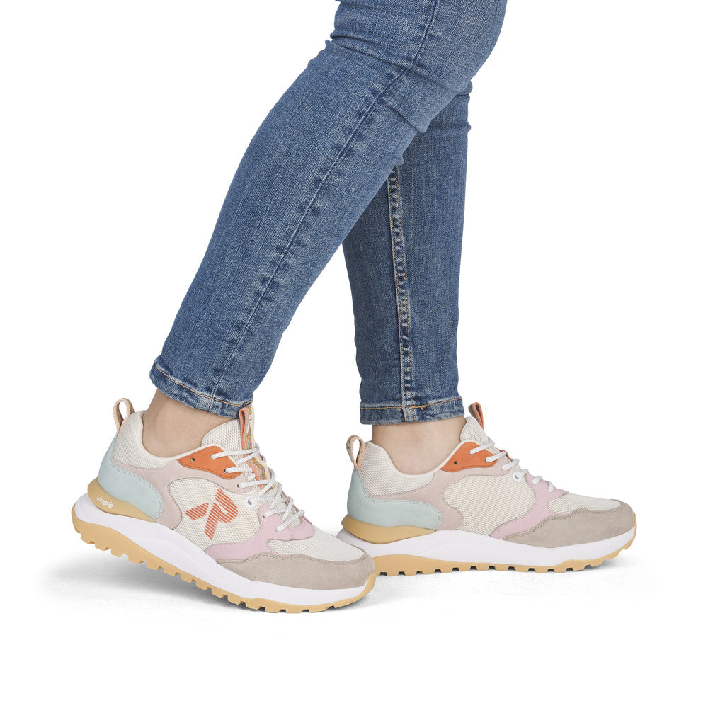 Rieker Womens Trainer W2506 Beige Combi
