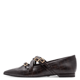 Tamaris Womens Shoe 22160-45 Mocca Croco