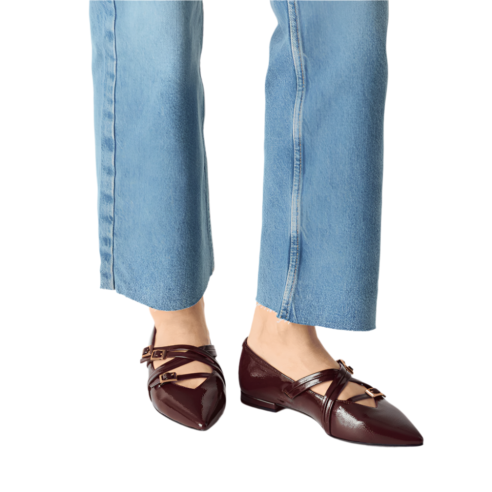 Tamaris Womens Shoe 1-22160-45 Merlot Patent