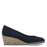 Tamaris Womens Wedge 1-22303-42 Navy