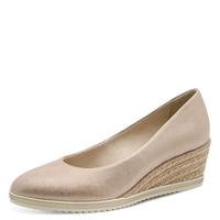 Tamaris Womens Shoe 22313 Light Gold Struct