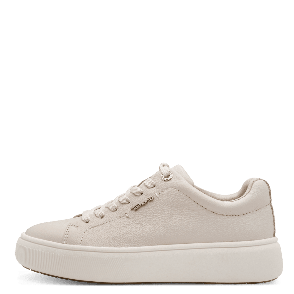 Tamaris Womens Trainer 1-23736-42 Ivory Leather