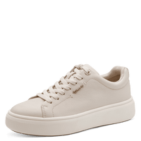 Tamaris Womens Trainer 1-23736-42 Ivory Leather