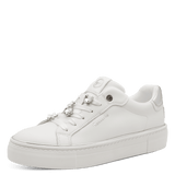 Tamaris Womens Trainer 1-23751-44 White/Silver