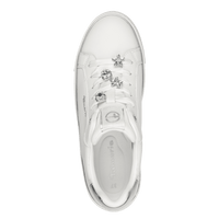 Tamaris Womens Trainer 1-23751-44 White/Silver