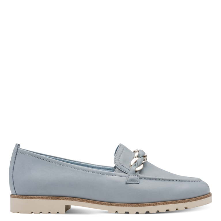 Tamaris Womens Shoe 24200 Light Blue Leather