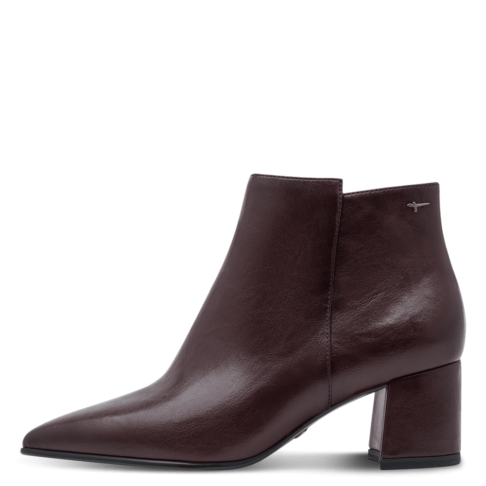 Tamaris Womens Ankle Boot 1-25023-47-537 MERLOT