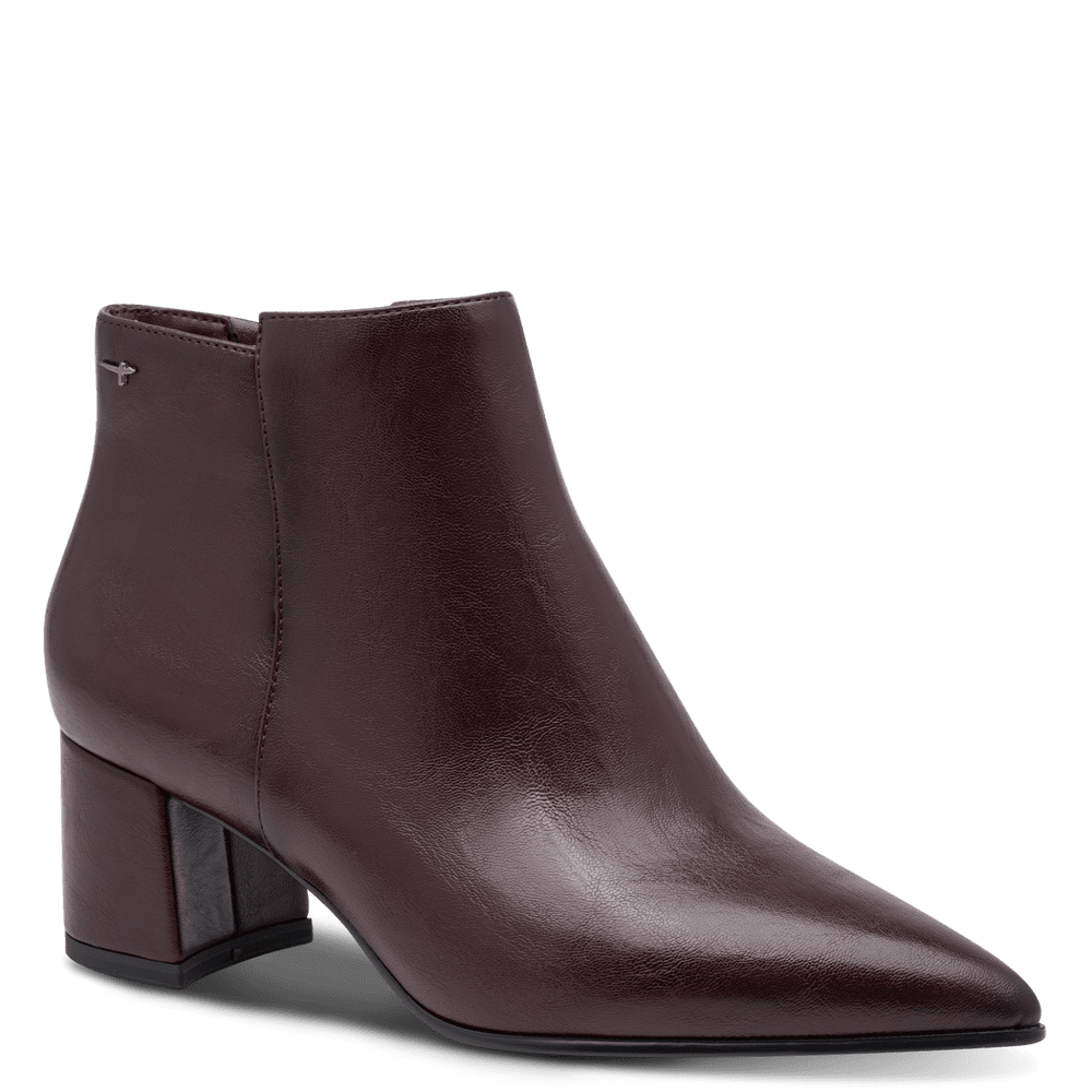 Tamaris Womens Ankle Boot 1-25023-47-537 MERLOT
