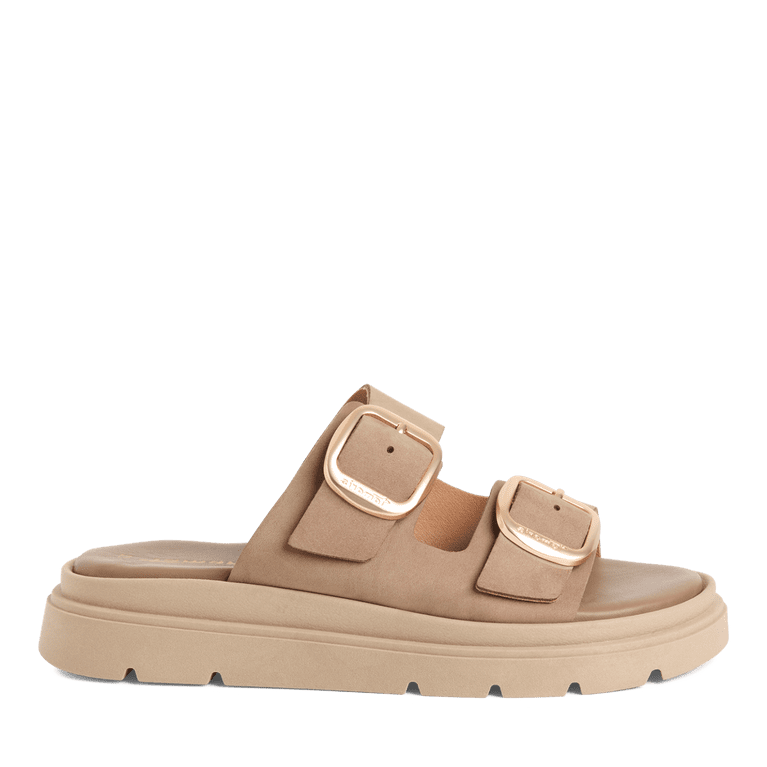 Tamaris Womens Sandal 1-27239-42 Taupe Nubuck