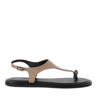 Tamaris women's taupe sandal with buckle