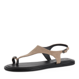 Tamaris women's taupe sandal with buckle
