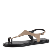 Tamaris women's taupe sandal with buckle
