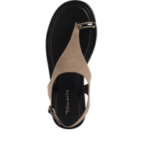 Tamaris women's taupe sandal with buckle
