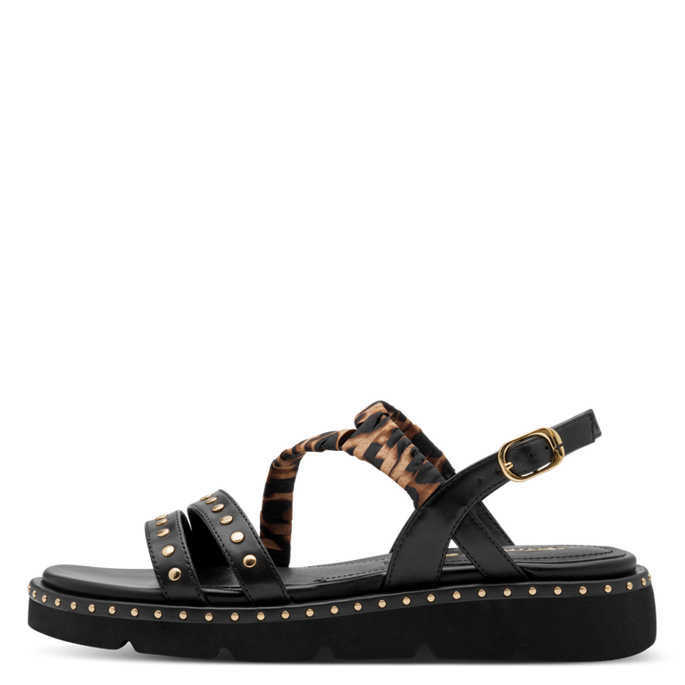 Tamaris Womens Sandal 1-28227-46 Black Comb