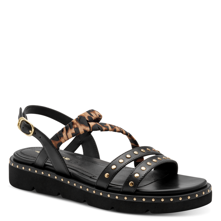 Tamaris Womens Sandal 1-28227-46 Black Comb