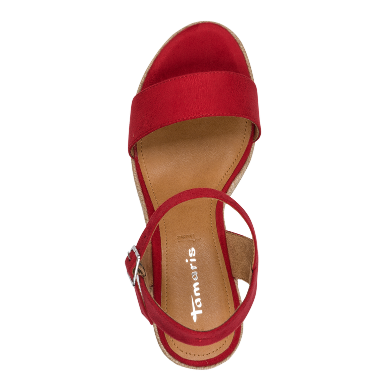 Tamaris Womens Sandal 1-28300-42 Cherry