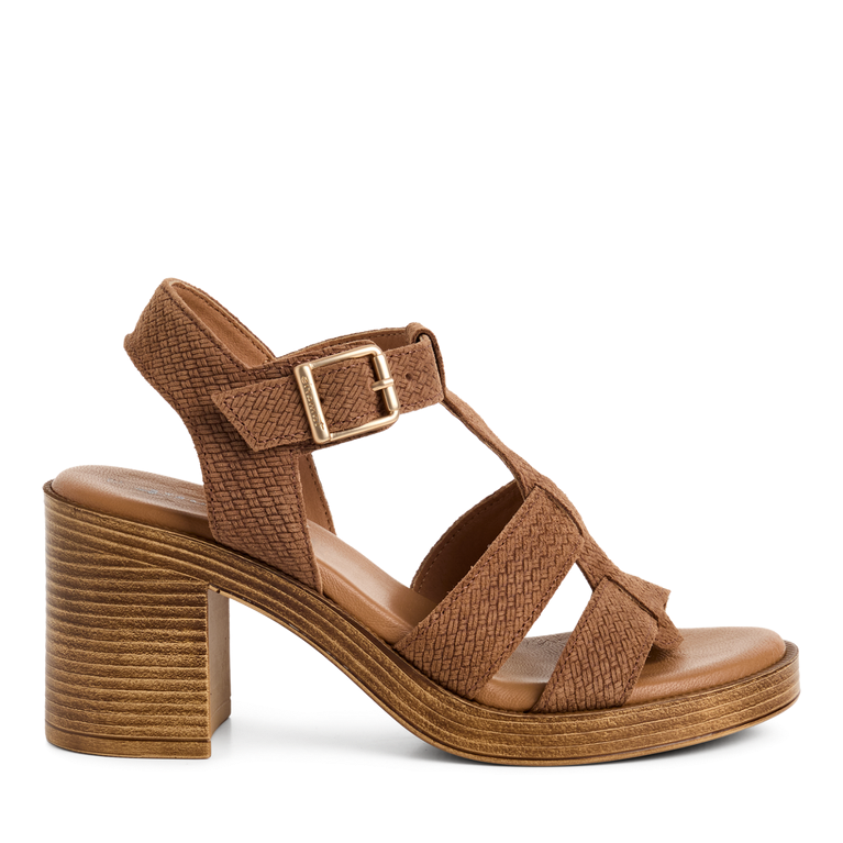 Tamaris Womens Sandal 1-28302-46 Brown Struct