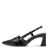 Tamaris women's black patent shoe