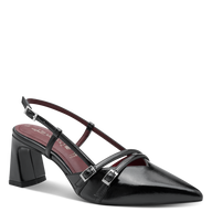 Tamaris women's black patent shoe