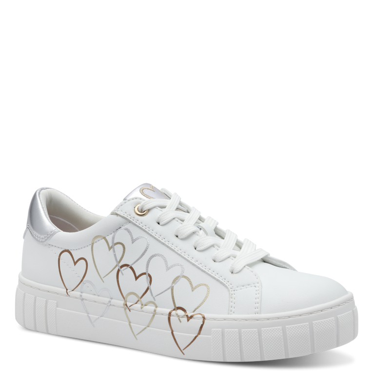Marco Tozzi Womens Trainer 2-23711-44 White/Gold