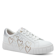 Marco Tozzi Womens Trainer 2-23711-44 White/Gold