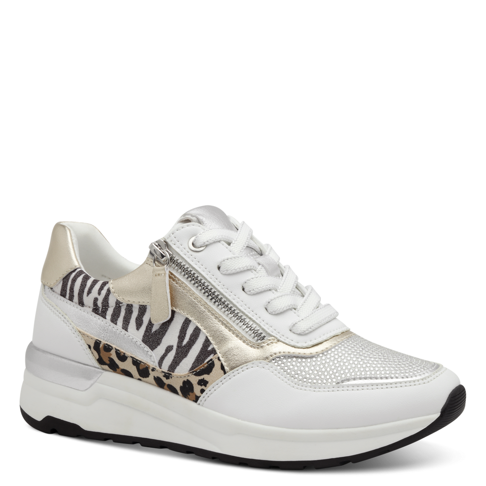 Marco Tozzi Womens Trainer 2-23742-44 White Combi