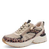 Marco Tozzi Womens Trainer 2-23756-46 Leo Beige Comb