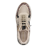 Marco Tozzi Womens Trainer 2-23756-46 Leo Beige Comb