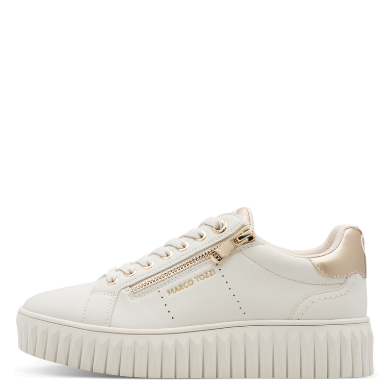 Marco TozziWomens Trainer 2-23763-46 402 Cream Comb