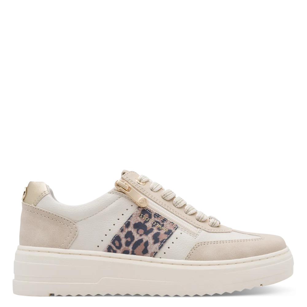 Marco Tozzi Womens Trainer 2-23766-46 Cream Comb
