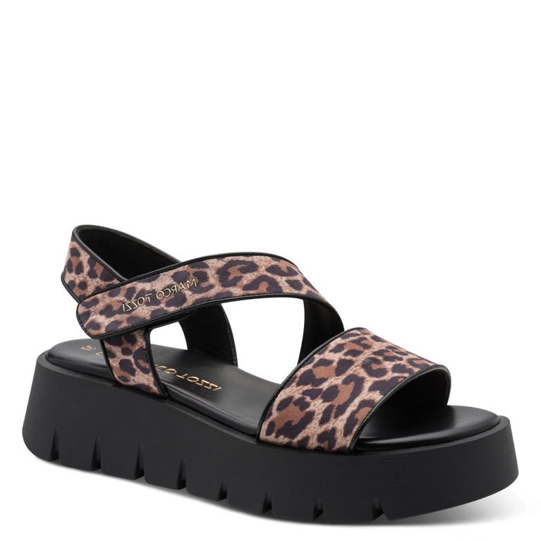 Marco Tozzi Womens Sandal 2-28535-46 Leopard/Brown