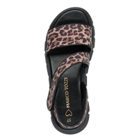 Marco Tozzi Womens Sandal 2-28535-46 Leopard/Brown