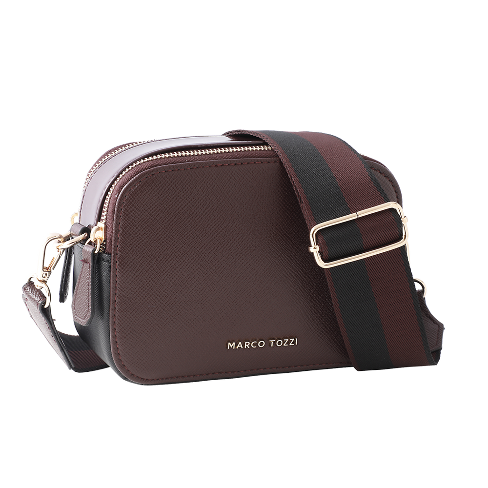Marco Tozzi Womens Cross Body Bag 2-61014-42 550 Bordeaux Comb