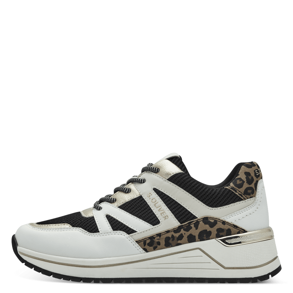 S.Oliver Womens Trainer 5-23626-44 White/Black
