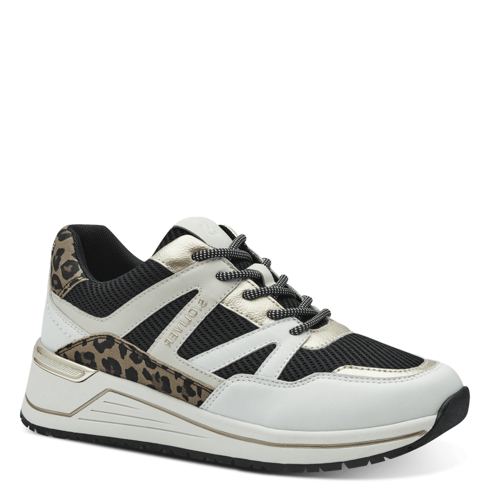 S.Oliver Womens Trainer 5-23626-44 White/Black