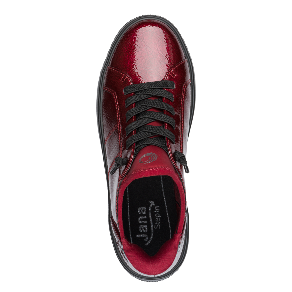 Jana Womens Trainer 8-23764-45 Vino Patent