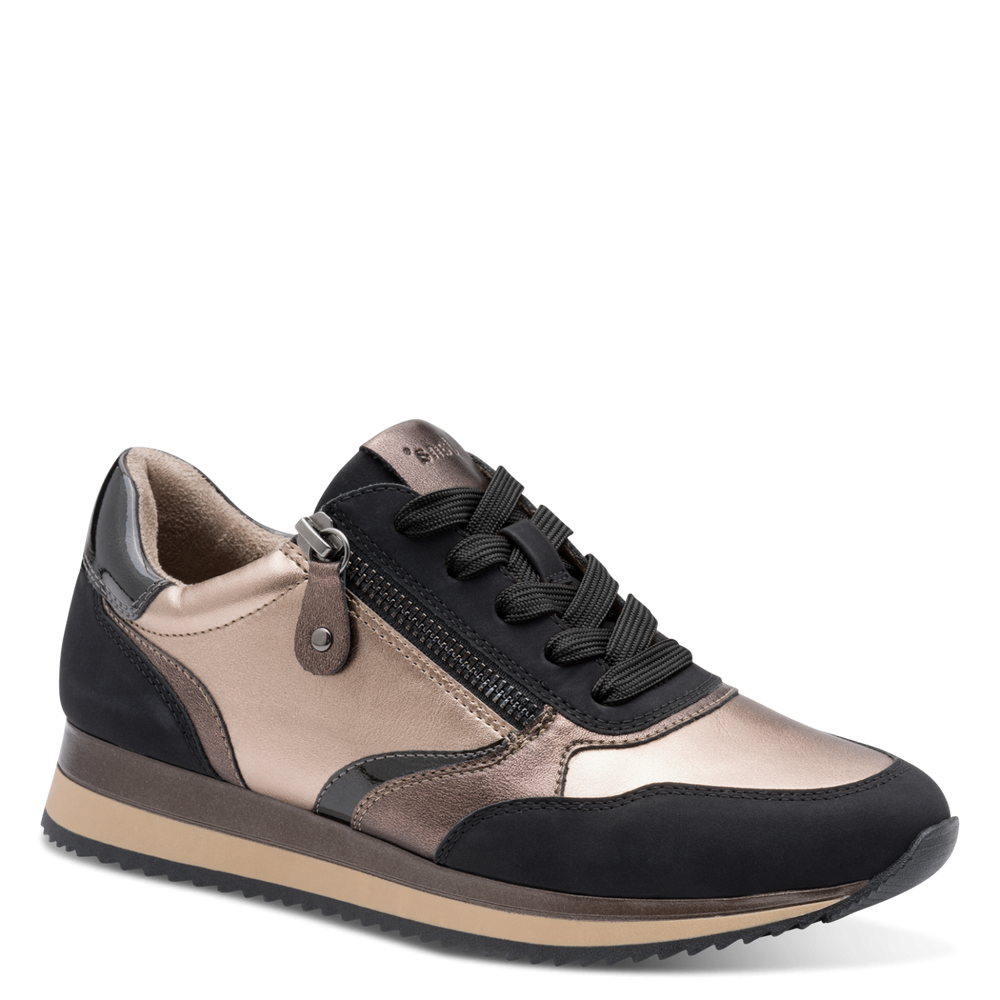 Jana Womens Trainer 8-23774-43 Black/Pewter