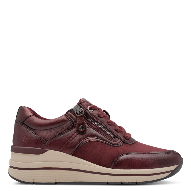 Jana Womens Trainer 23790 Bordeaux
