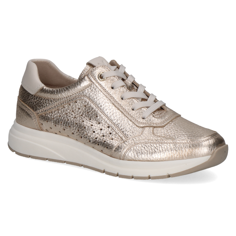 Caprice Womens Trainer 9-23755-4 Light Gold Deer