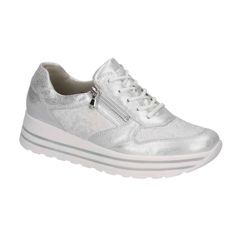 Waldlaufer Womens Trainer 758H02 315 H-Lana Silver/White