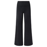 Gym+Coffee women's black high-waisted wide leg leggings