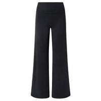 Gym+Coffee women's black high-waisted wide leg leggings