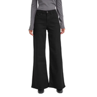 Ichi Womens Jean IHTwiggy Wide Black