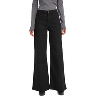 Ichi Womens Jean IHTwiggy Wide Black
