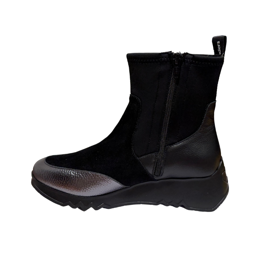 Wonders Womens Boot E-6782 Plomo/Black